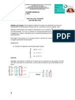 Guia # 6 Matematicas - Metodo de Cramer