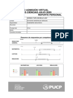 Reporte Personal SIMULACRO ADMISIÓN VIRTUAL EGRESADOS CIENCIAS JULIO 2020