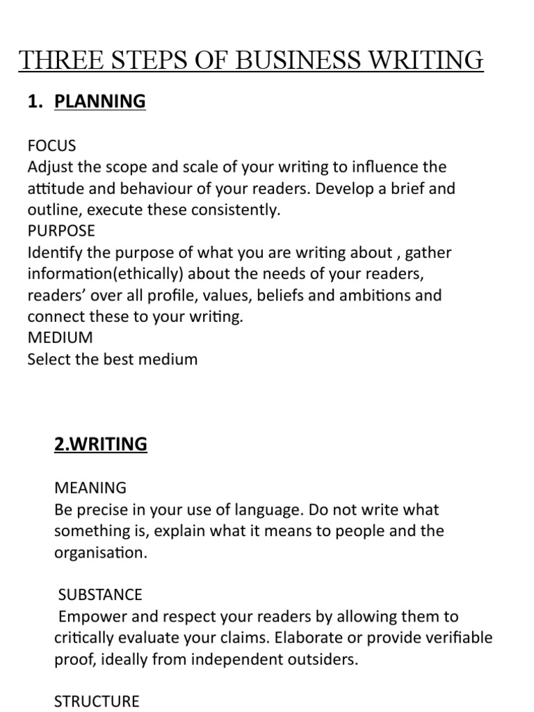Effective Business Writing Guide | PDF