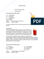 CARTA DE COCTELES Yordis