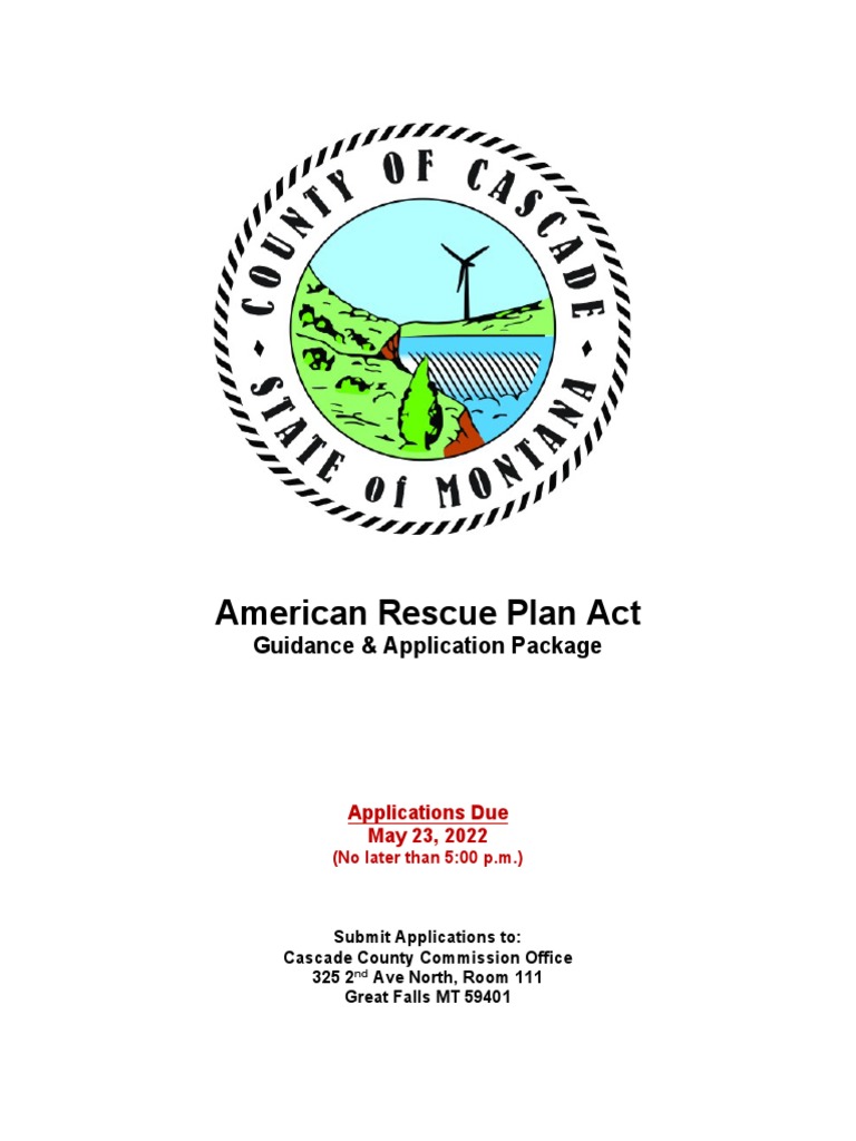 Cascade County American Rescue Plan Application 4212022 PDF