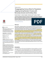 Disaggregating Census Data For Population