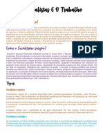 Regimes Socialistas e o Trabalho: Uma Análise Histórica