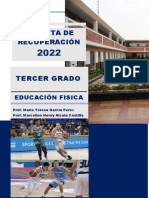 C.-Carpeta de Recuperacion de 3ro Educación Física Isael