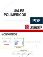Materiales poliméricos: Monómeros, polímeros y tipos de polimerización