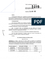 1489-22 CGE Asigna Finciones de Coordinadores Departamentales Del Concurso Extraordinario de Antecedentes y Oposición