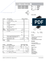 Ixgk120N120B3 Ixgx120N120B3: Genx3 1200V Igbts V 1200V I 120A V