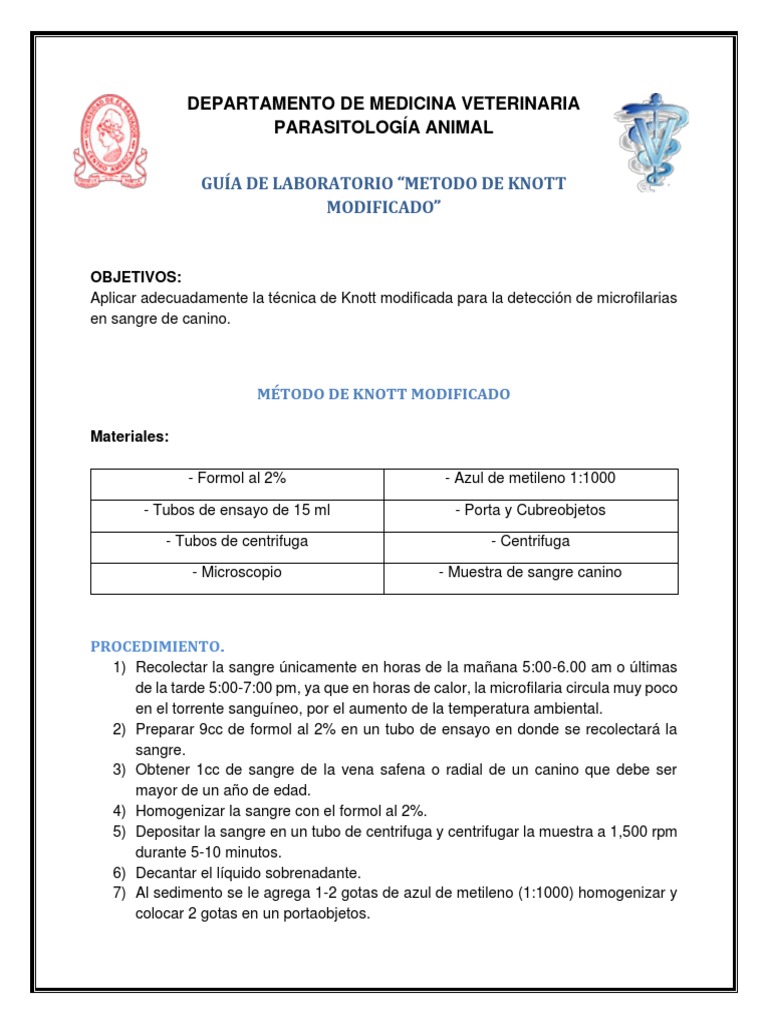 Guía del Método de Knott Modificado | PDF | Ciencias de la Salud | Medicina
