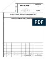 MKP-05-En-IC-SPC-005 Specification For Fire & Gas Detector