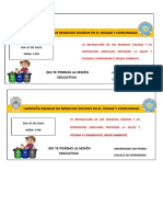 Volante de Proyecto de Recolección de Residuos Sólidos