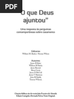 O Que Deus Ajuntou