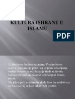 Kultura Ishrane U Islamu