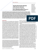 Development of iPSC-based Clinical Trial Selection Platform For Patients With Ultrarare Diseases