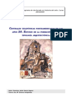 Tesina DEA. Centrales telefónicas norteamericanas en los años 20