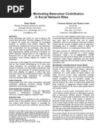 Download Feed Me Motivating Newcomer Contribution in Social Network Sites by Jonathan Chang SN57223237 doc pdf