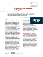 Intangible Asset & Intellectual Property Valuation: A Multidisciplinary Perspective