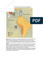 Ubicación de Las Civilizaciones Precolombinas