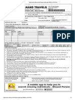 Tour Contract Receipt / Tax Invoice: Print Home