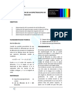 Calibracion de Un Espectroscopio