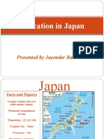Education in Japan: Presented by Jayender Rathore