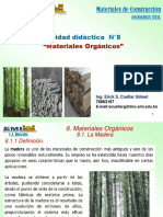 Tema8 MaterialesOrganicos MaterialesConst Ing ErickCuellar