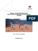 Manual Tecnico Metodologico para Escuelas Formativas Estrategias de Tenis