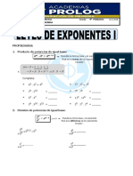 Ficha de Leyes de Exponentes I