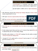 Analog To Digital Converter (ADC) : Arduino Programming Workshop DAY-3