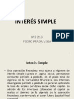 MS213 - 04 - Interés Simple