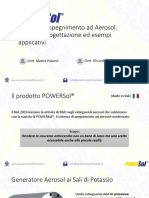 POWERSol® Impianti Di Spegnimento Ad Aerosol