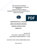 Problematica de La Comunidad Del Barrio Jose Gregorio Hernandez