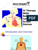 IV Therapy Skills Related To Central Access Devices