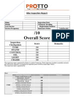 10 Overall Score: Bike Inspection Report