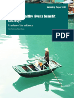 How Do Healthy Rivers Benefit Society?: A Review of The Evidence