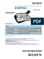 Manual de Serviço: CCD-TRV118