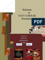 Welcome To Yayy'S House Restaurant