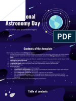 International Astronomy Day by Slidesgo