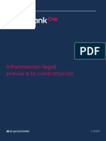 Información Legal Previa a La Contratación - Openbank