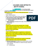 Theory Causes and Effects