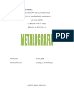 Microestructura metalografica