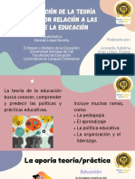 Caracterización de La Teoría Pedagógica Con Relación A Las Ciencias de La Educación