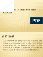 Appointment On Compassionate Grounds