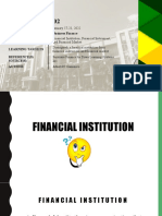 Lesson 2 Financial Institution, Financial Instrument, and Financial Market
