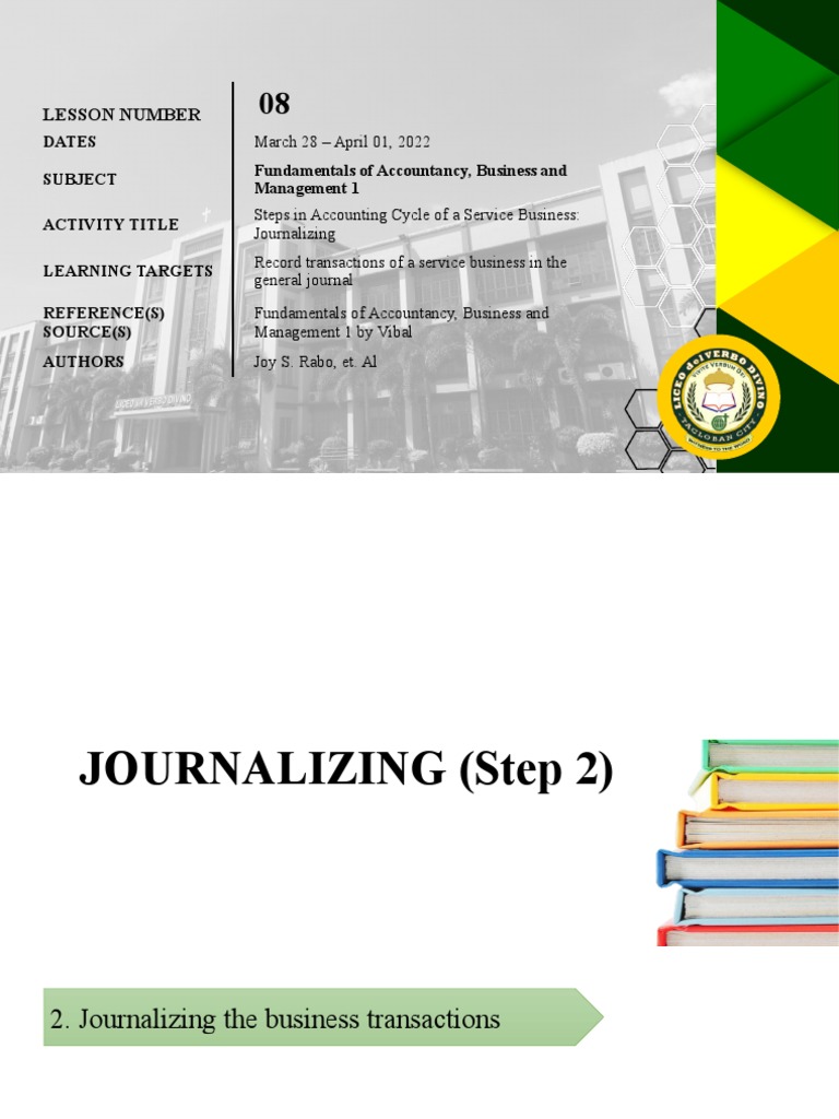 Accounting Journalizing Basics | PDF | Debits And Credits | Expense
