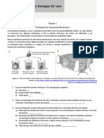 Transportes transmembranares e endocitose