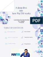 A Deep Dive Into How Paytm Works: A Presentation by K.Sharatchandran M.A. (English) 4 Semester