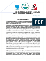 Las 4 revoluciones industriales: cambios tecnológicos y sociales