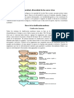 Biodiversidad, Diversidad de Los Seres Vivos. Bases de La Calsificaciòn Moderna