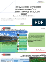 Ficha Técnica Simplificada - Servicio Ecosistémico de Regulación Hídrica