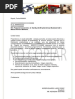 CARTA DE PRESENTACION 2008